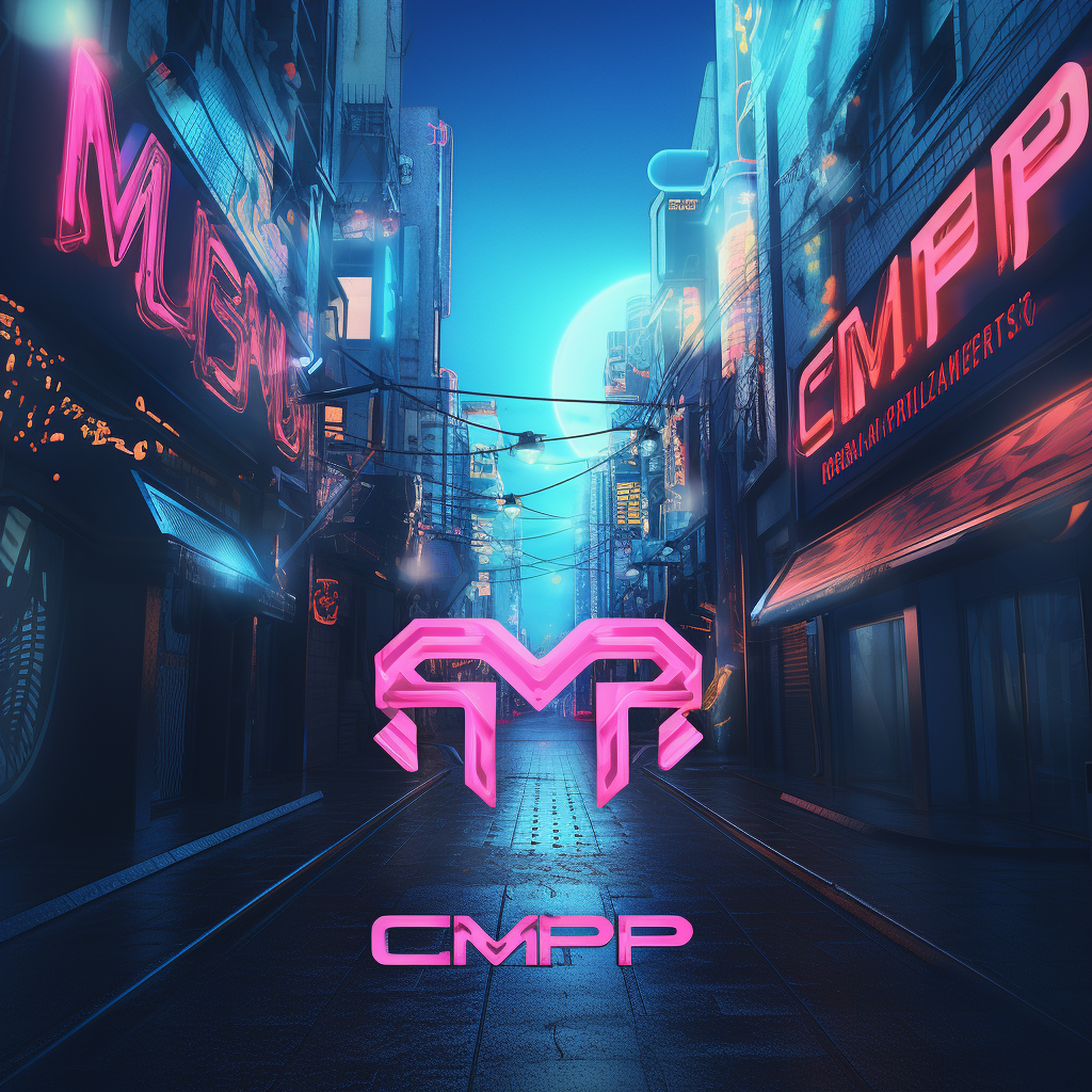 Cyberpunk version of CMP logo