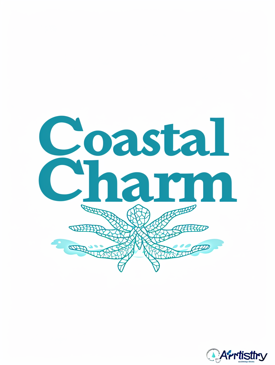 Coastal Charm Artistry Beach Logo