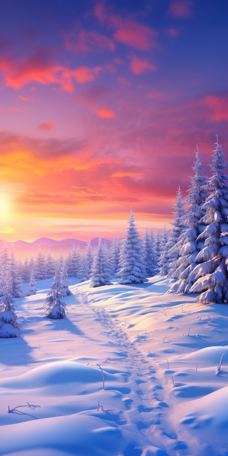 Stunning Snow Landscape Image