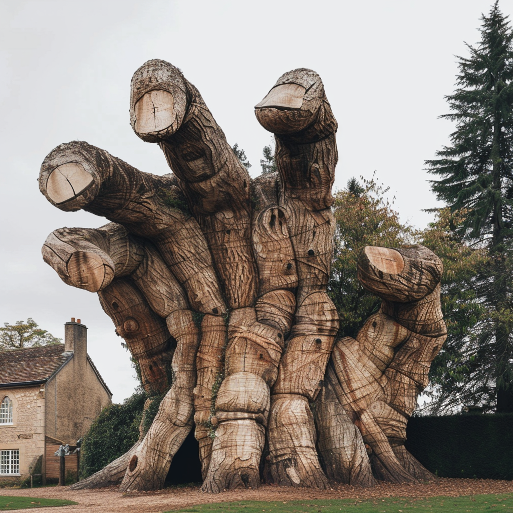 Colossal tree made of trees