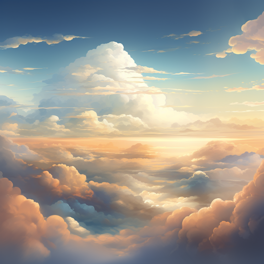 Comfortable cloud background