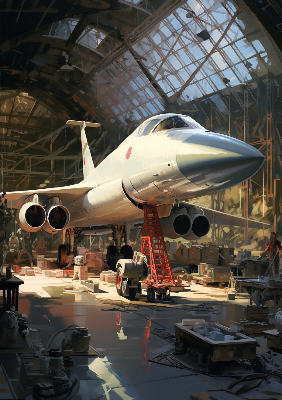 Concorde being prepared for flight