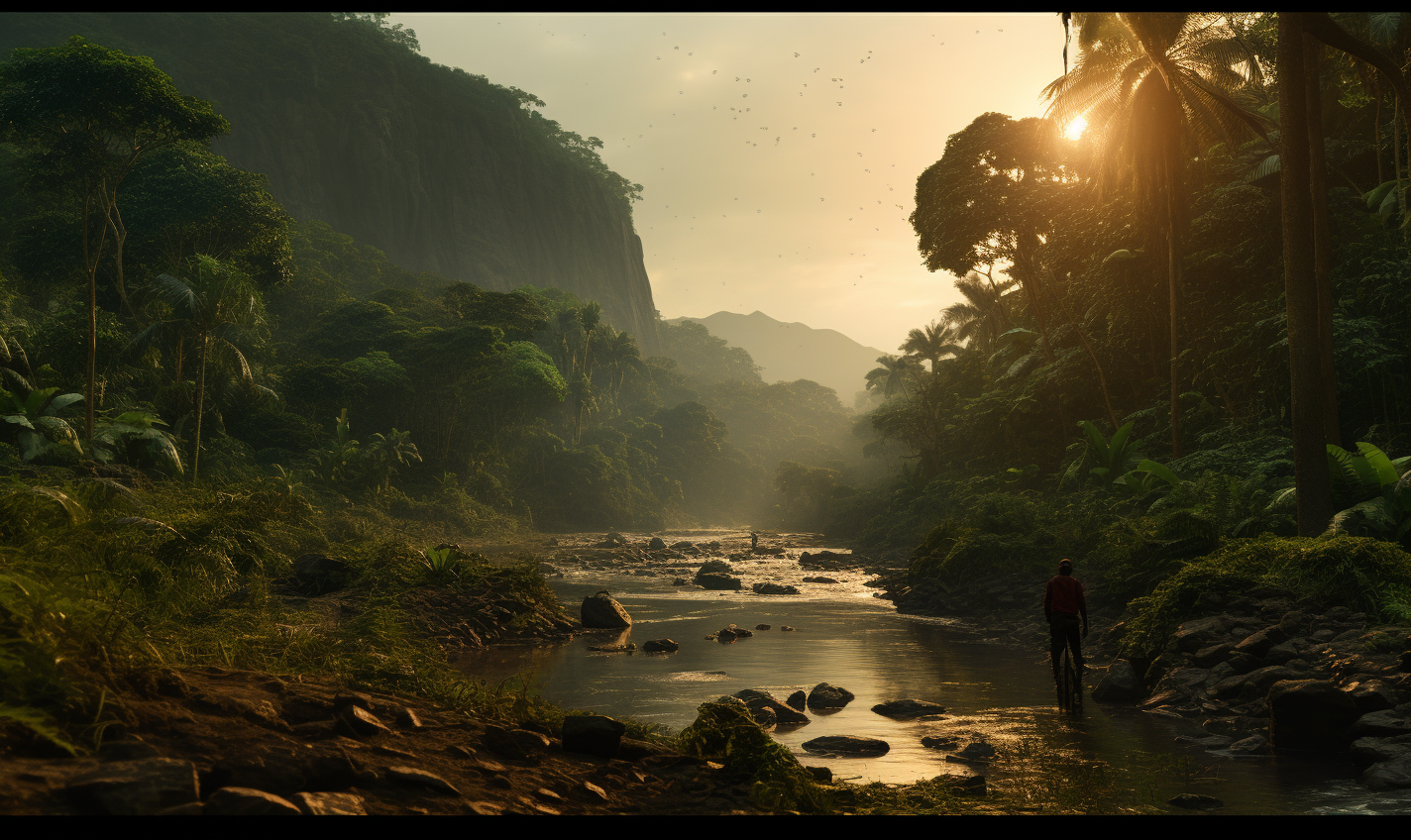 Stunning cinematic view of Congo