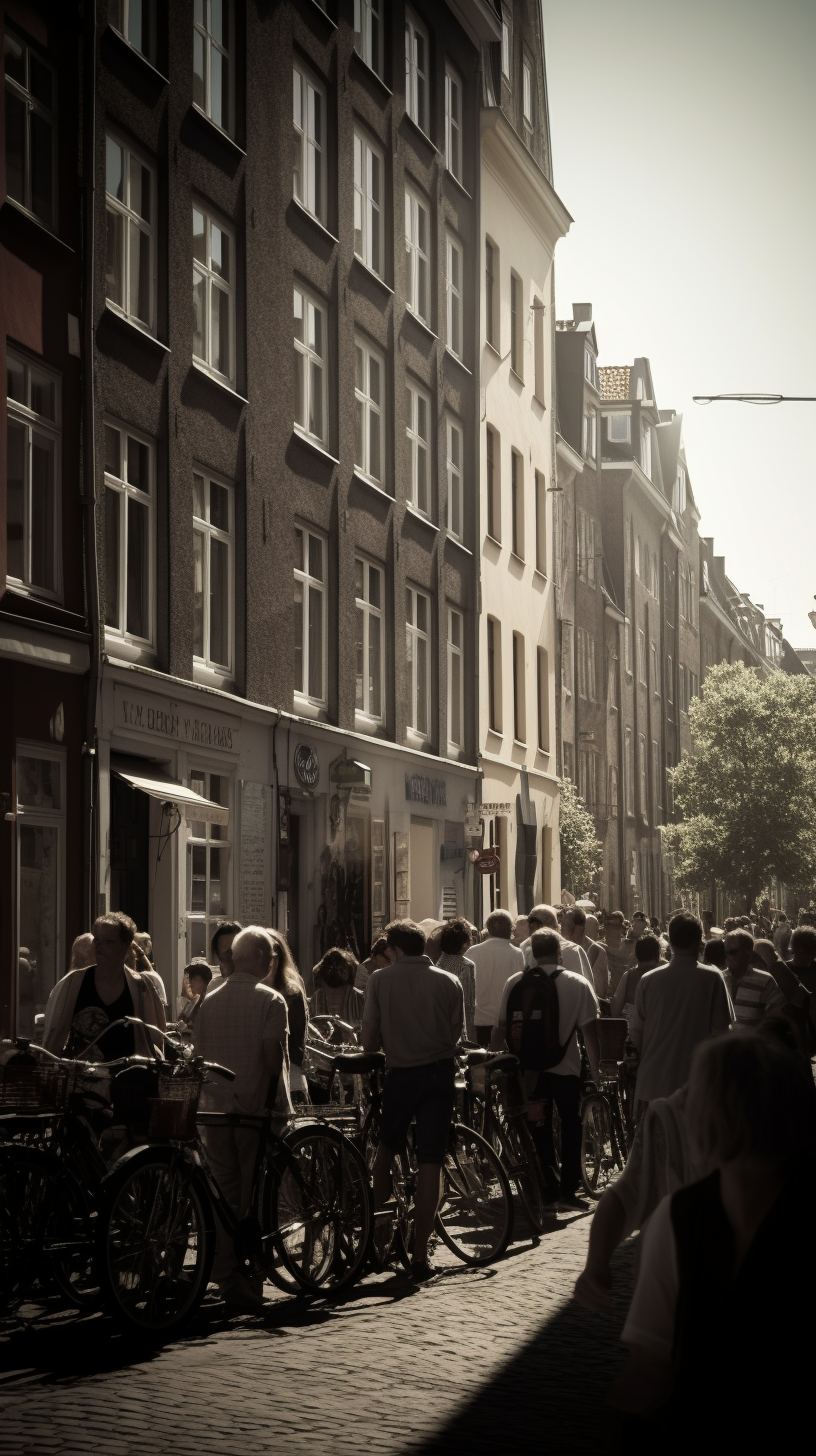 People enjoying the essence of Copenhagen in Vesterbro