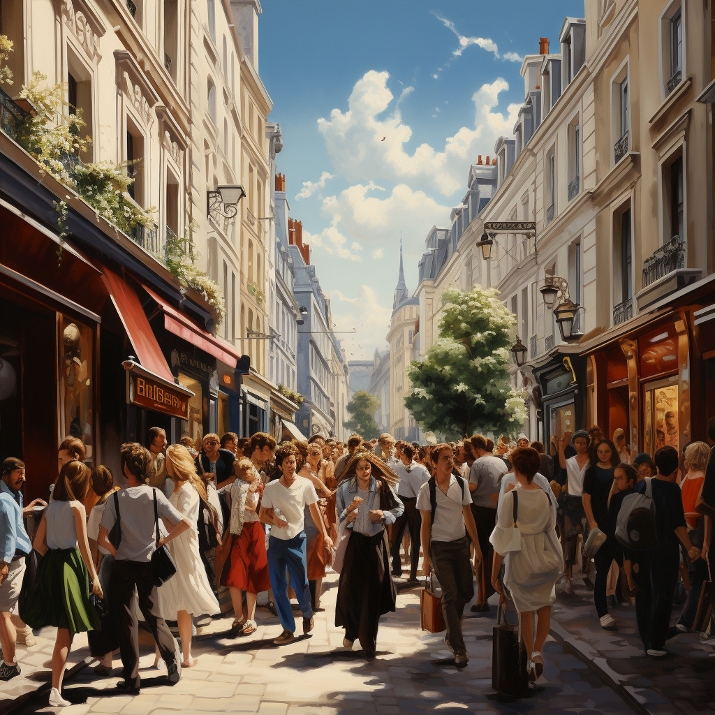 Businesspeople Walking in the Street