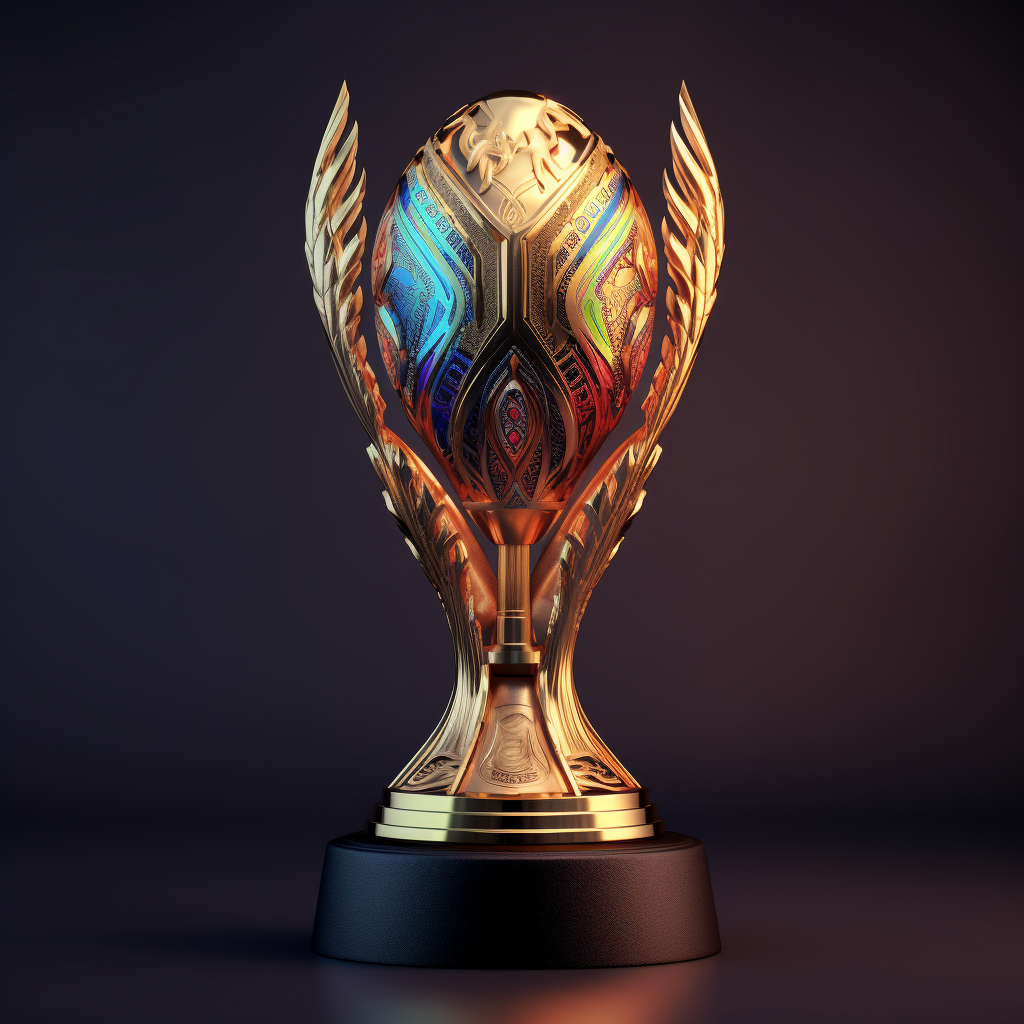 Stunning Cricket World Cup 2023 Trophy design