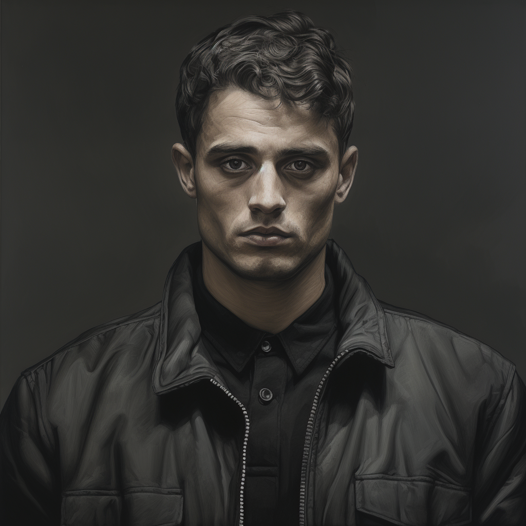 Criminal portrait book cover