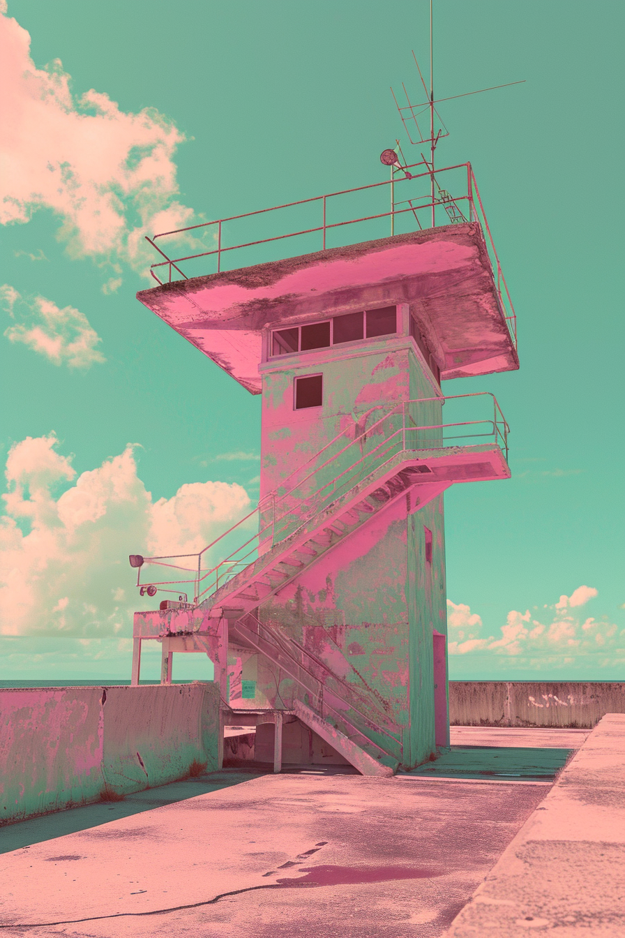 Cuban missile station animated GIFs in Petrimaux style