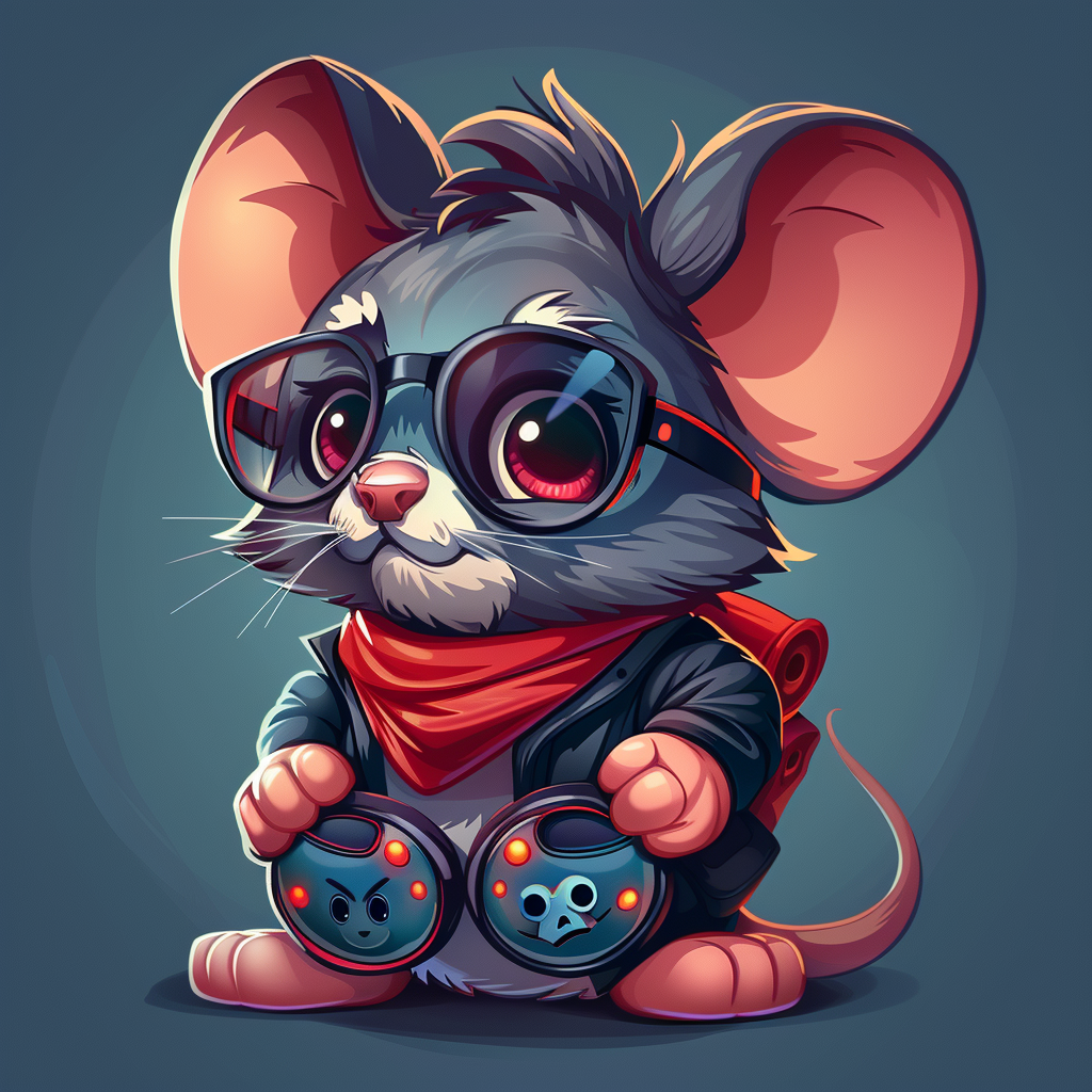 Cute gaming mascot character design