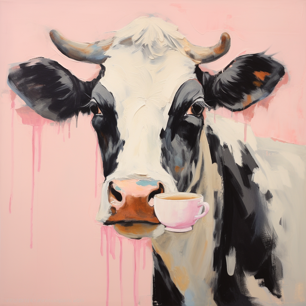 Lively Fusion of Dairy Cow and Pink Lady