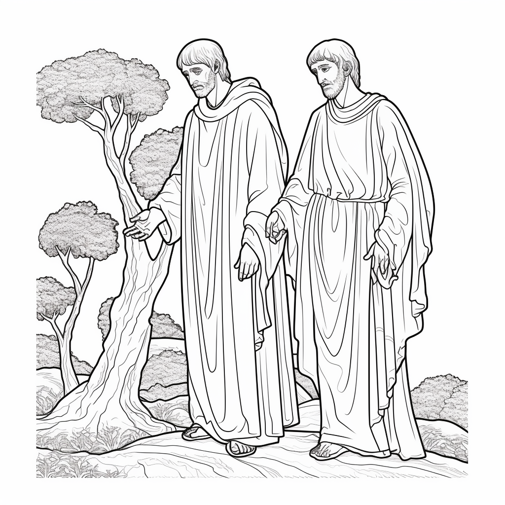 Dante and Virgil in artistic embrace