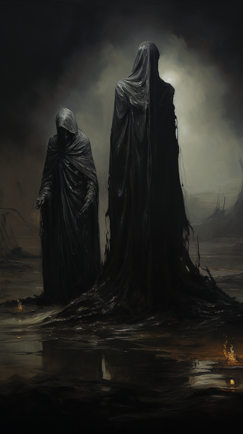 Dark fantasy dementors at Askaban