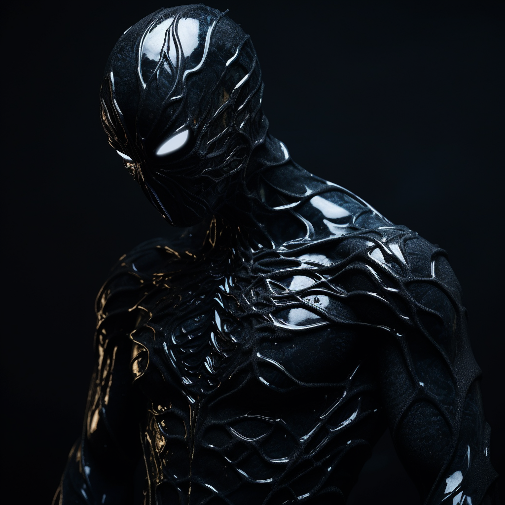 Artur's sinister glowing symbiote suit