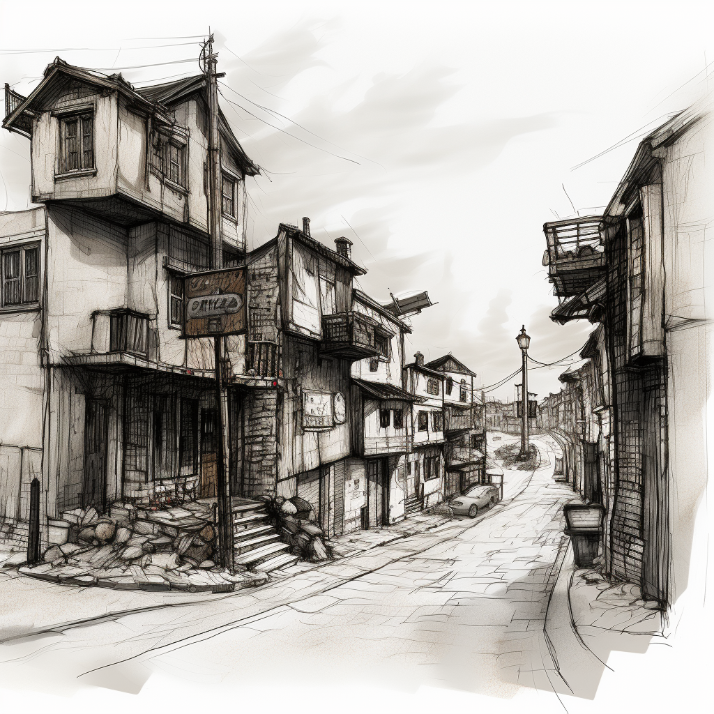 Davinci Sketch Streetview Unfinished Look