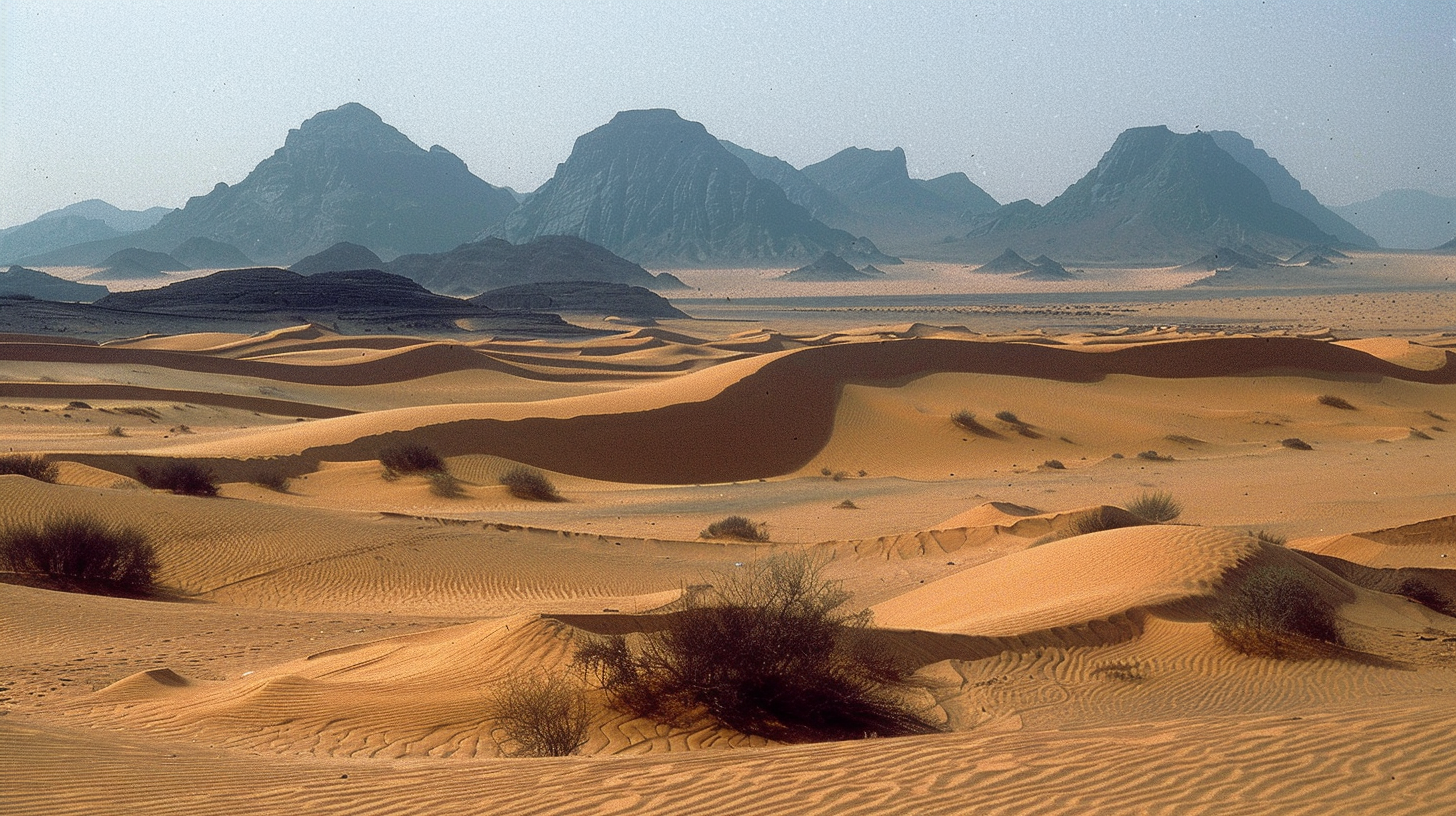 Desert Landscape Saudi Arabia 1992