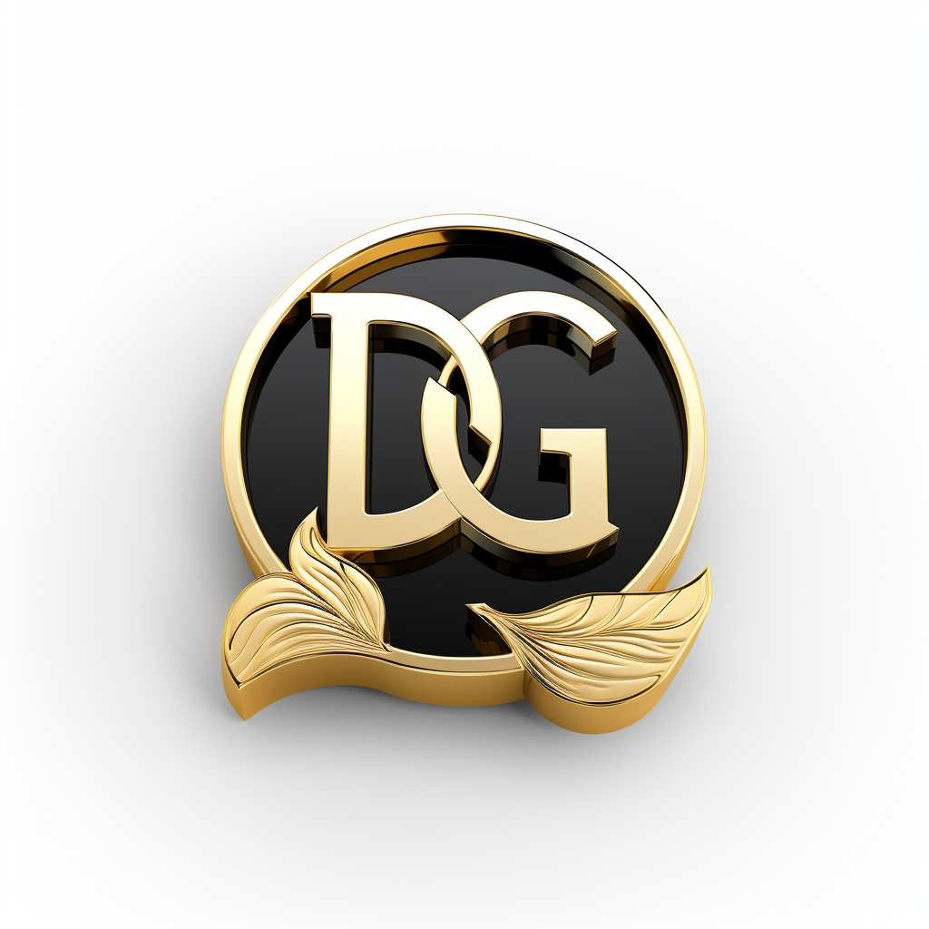 DG Designer Logo Mockup Image