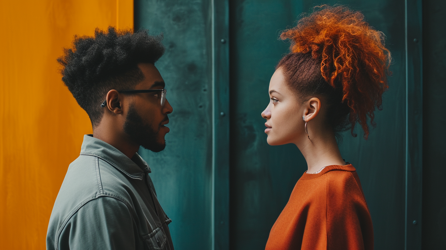 Image of People Standing Talking