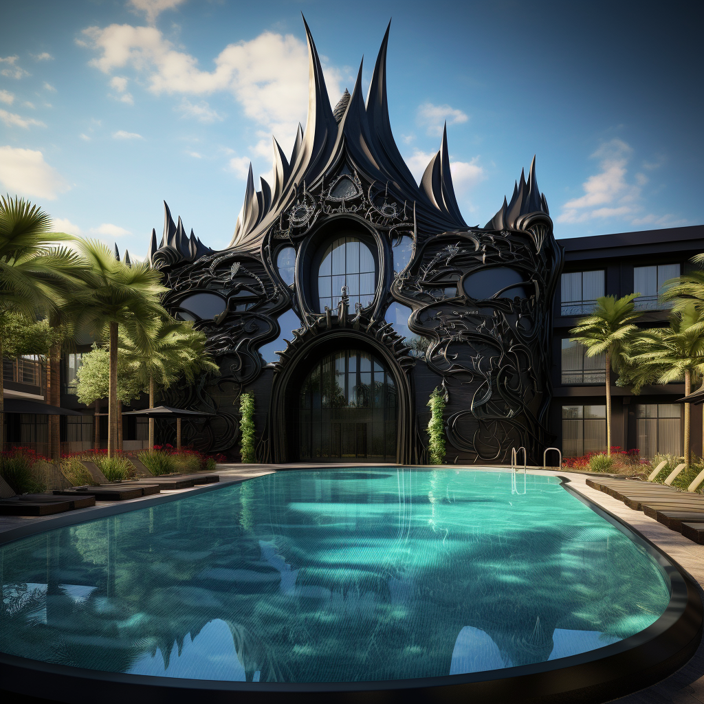 Disney Villains Hotel Pool Splash Pad