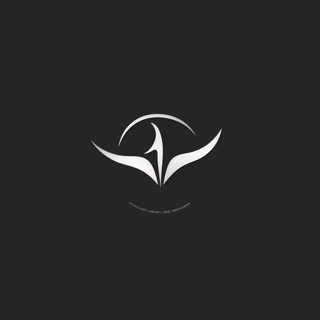 Diving logo with seamless blend of manta ray wings