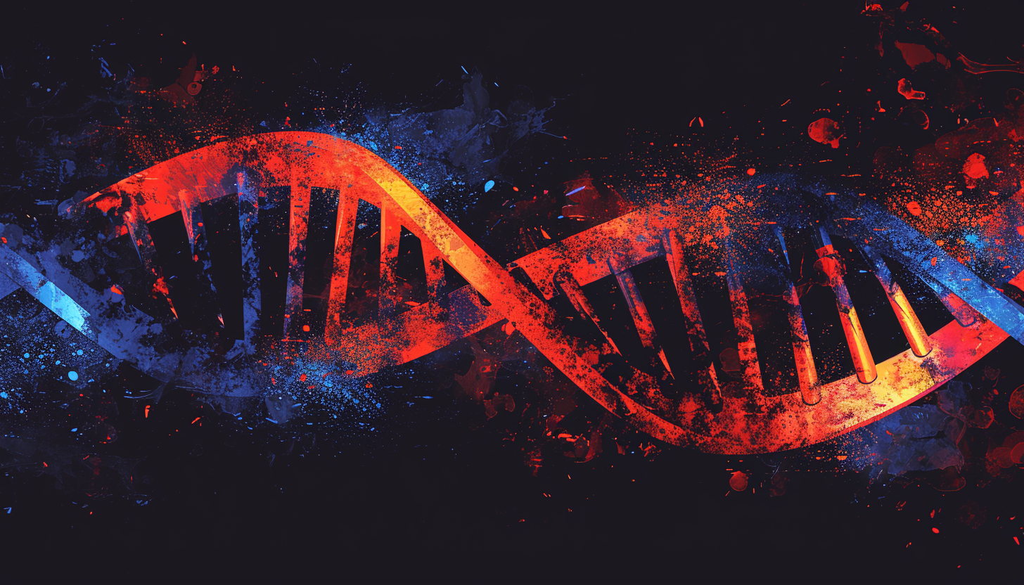 DNA Armenian Flags Illustration