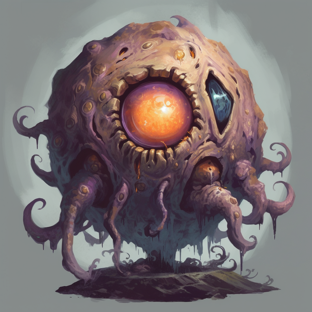 D&D beholder creature art