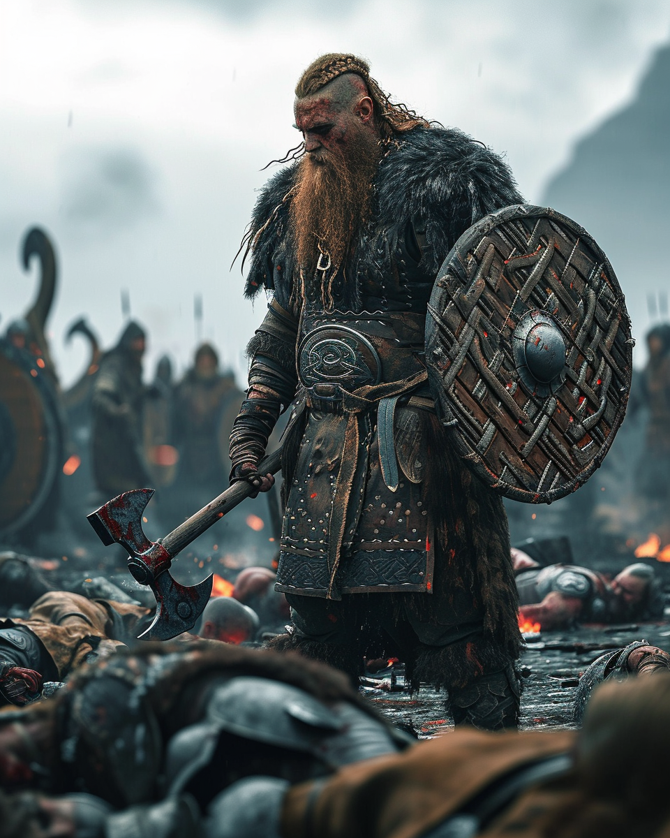 Viking Berserker Laughing in D&D Movie