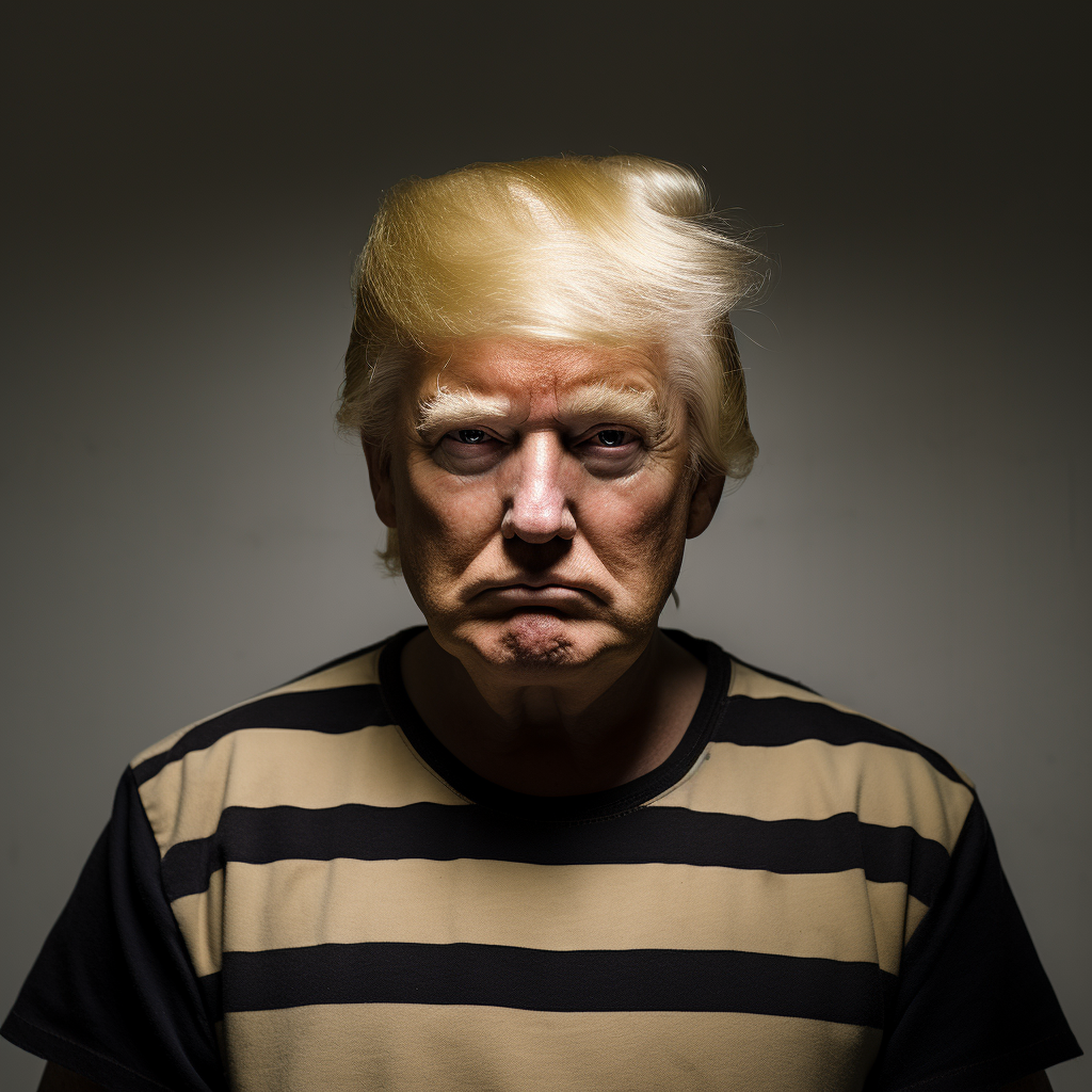 Donald Trump's Mugshot in Style