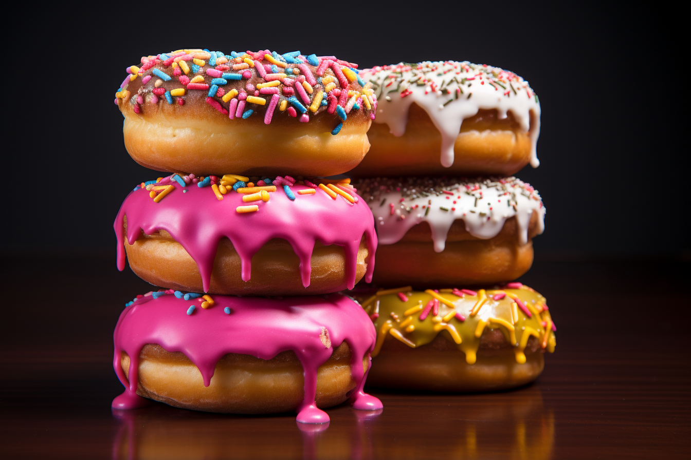 Assorted Donuts on a Plate