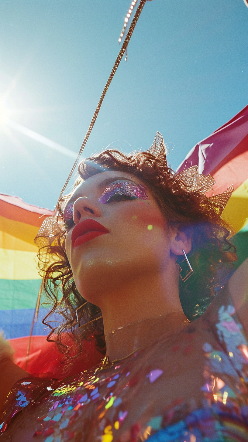 Drag Queen at Pride Festival