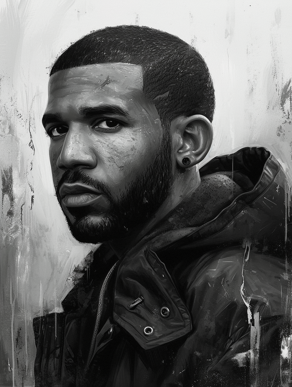 Artwork of Drake in Jeff Dekal and David Palumbo style