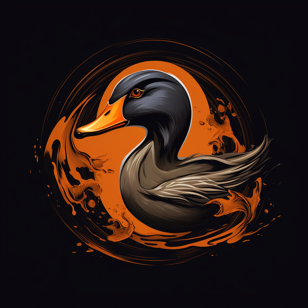 Stylish Duck Logo Design