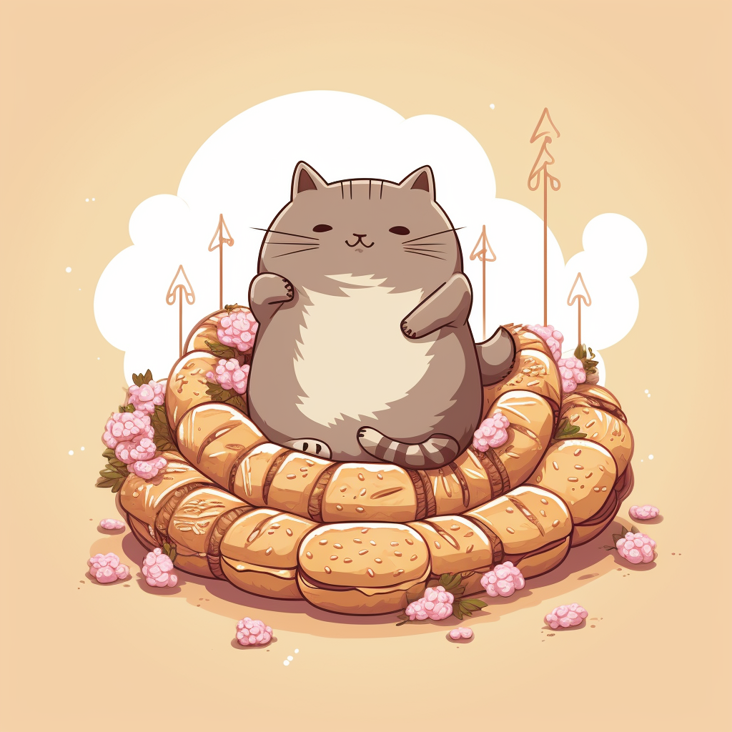 Adorable Pusheen Eclair Human Cross