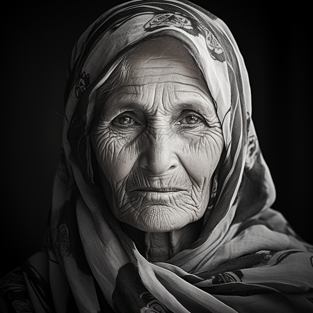 Image of an Egyptian Woman Grandmother