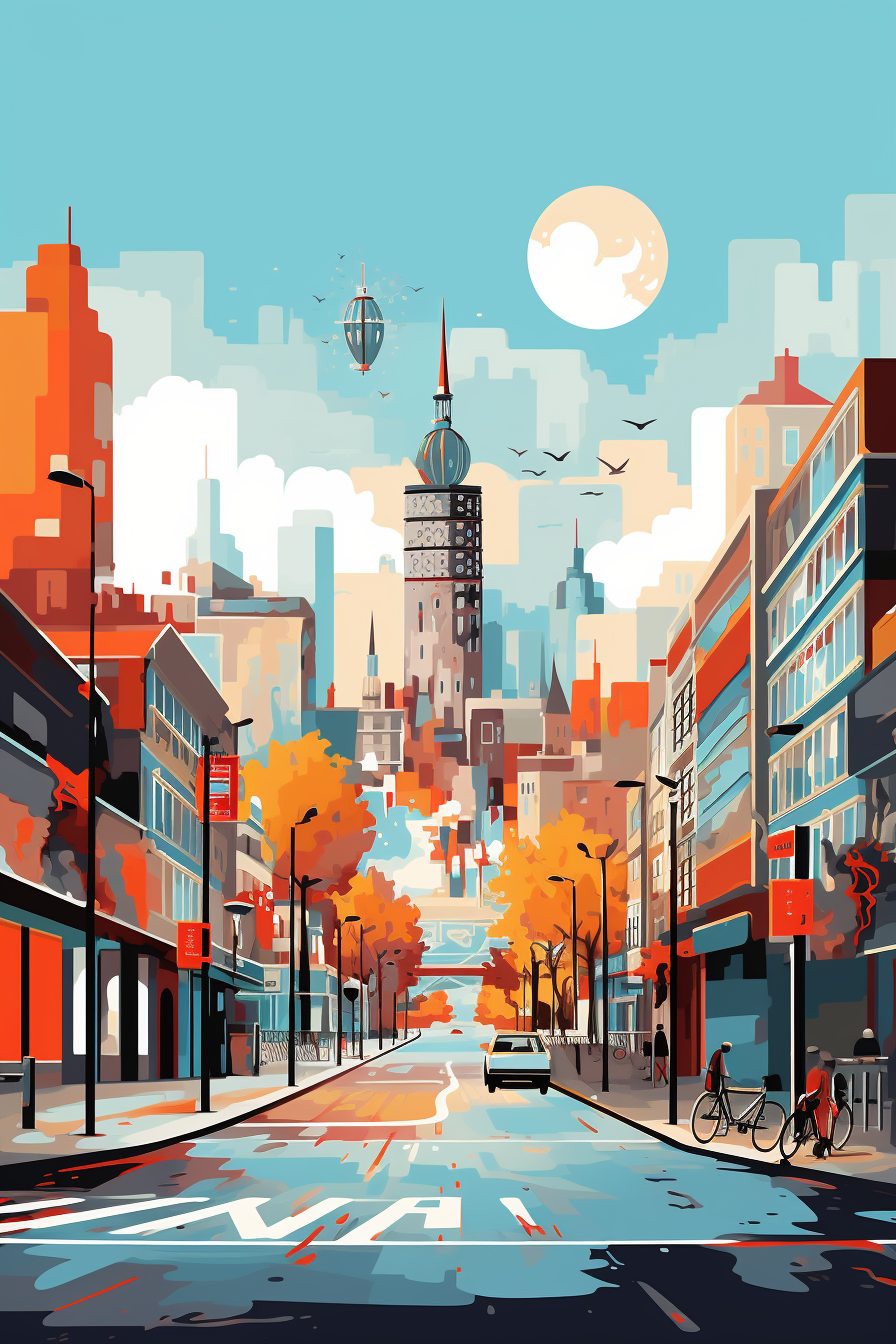 Vector Artwork of Eindhoven City