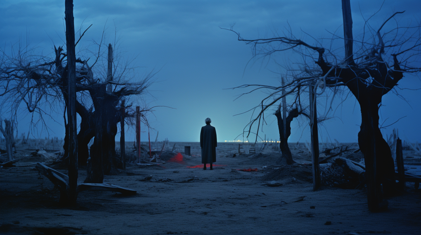 Surreal Ektachrome Desolate Eerie Cinematic Shot