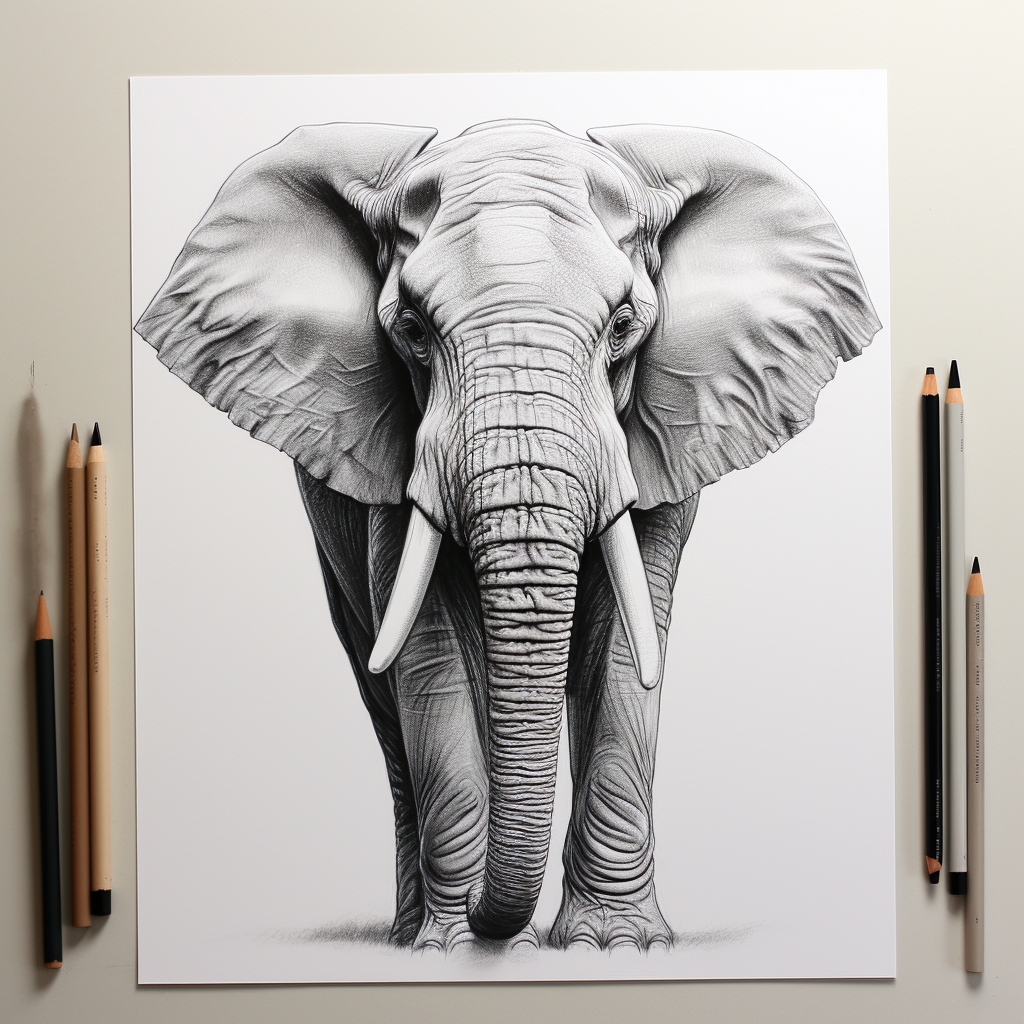 Elephant without trunk, rabbit ears, porcupine body