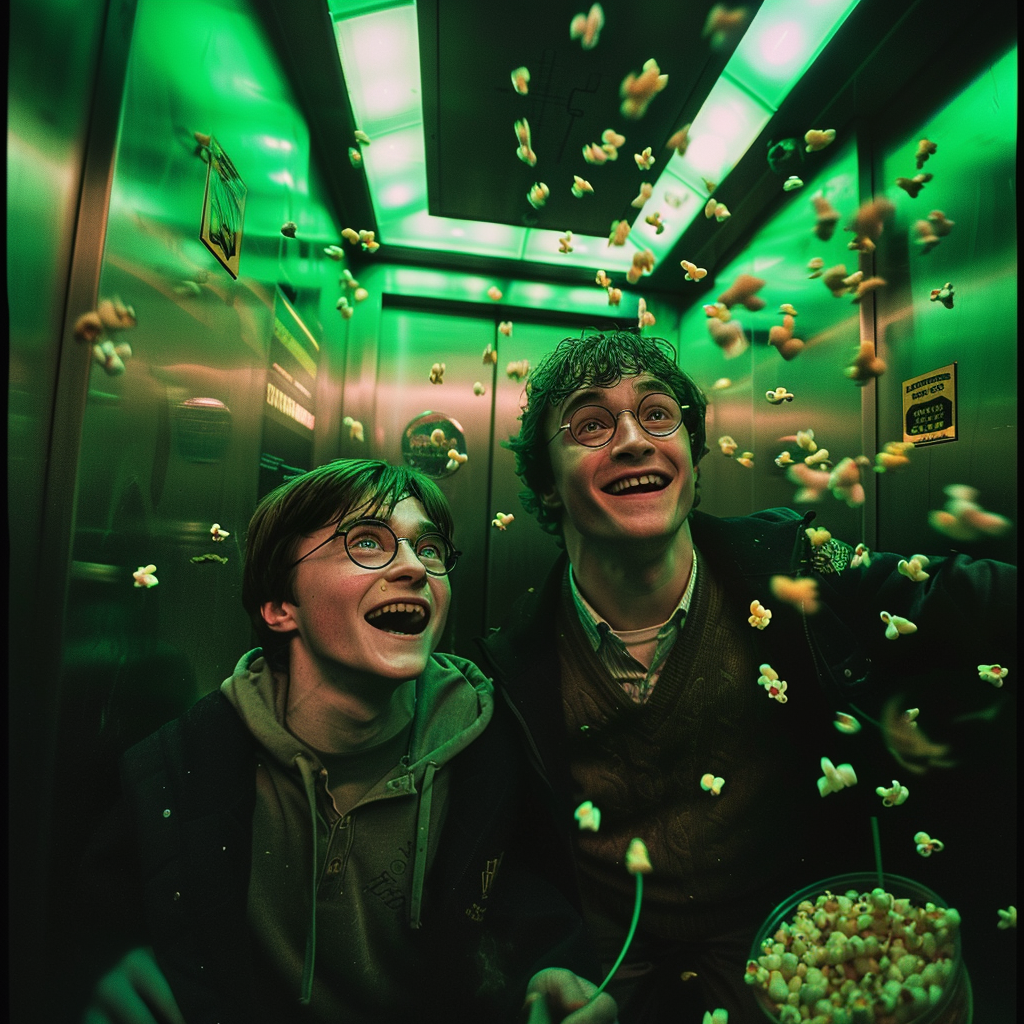 Harry Potter Elevator Stickers Magic