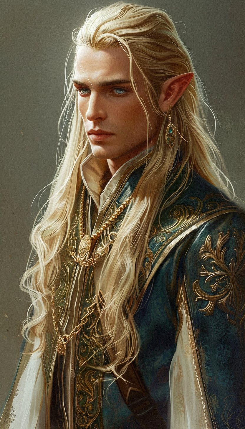 Elf Prince with Blond Hair