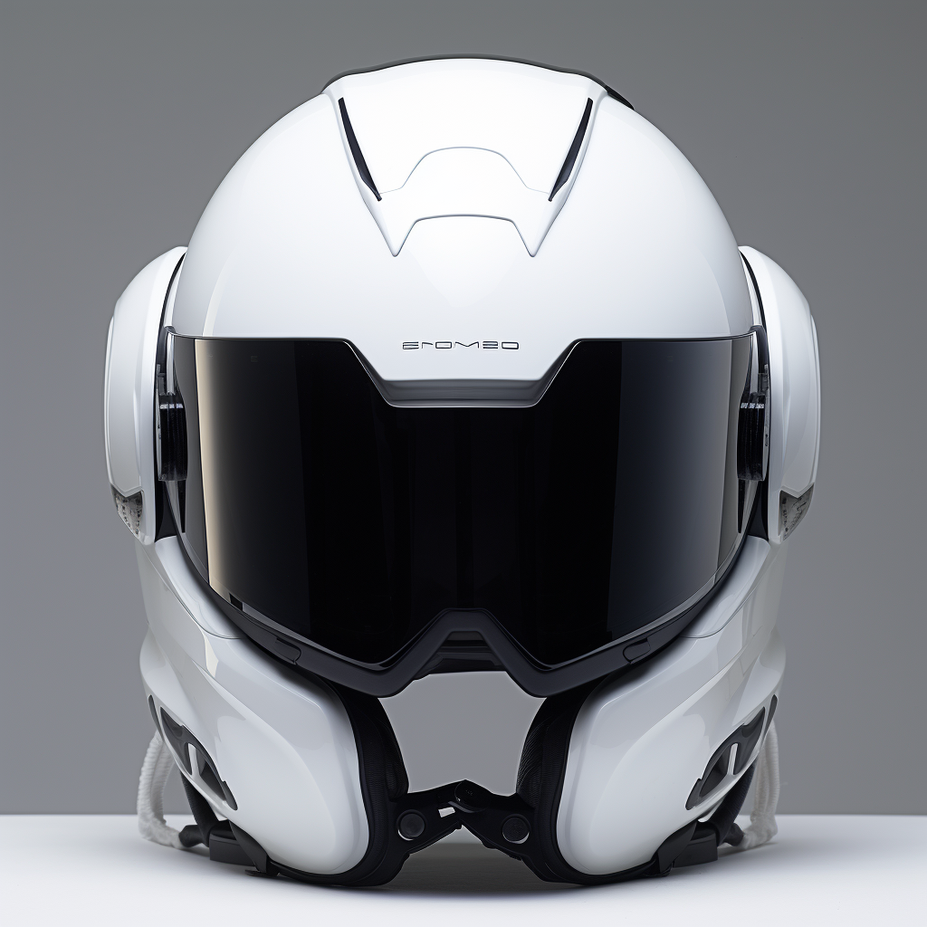 Emotive robot helmet with digital display face