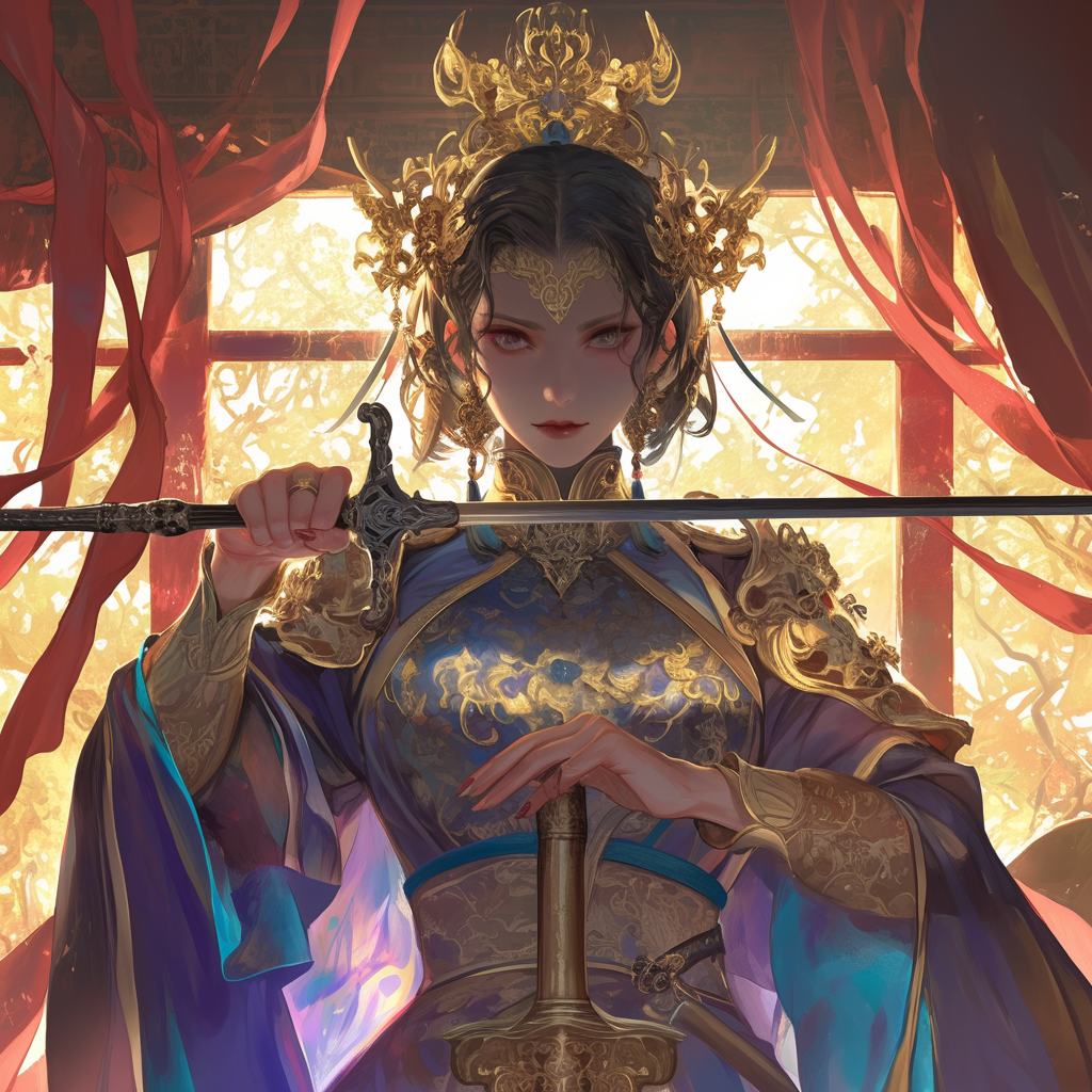 Chinese Ancient Empress Sword Decoration