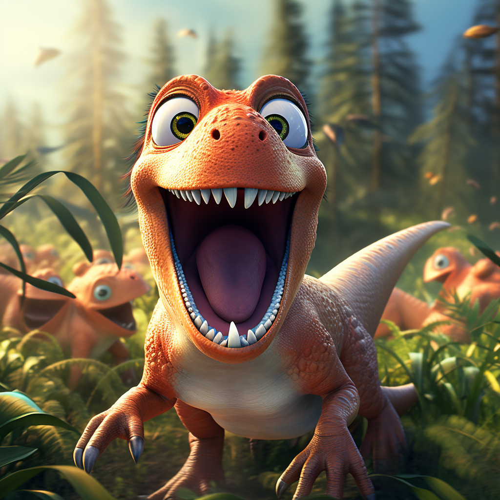 Epic Dinosaur Pixar Movie Image