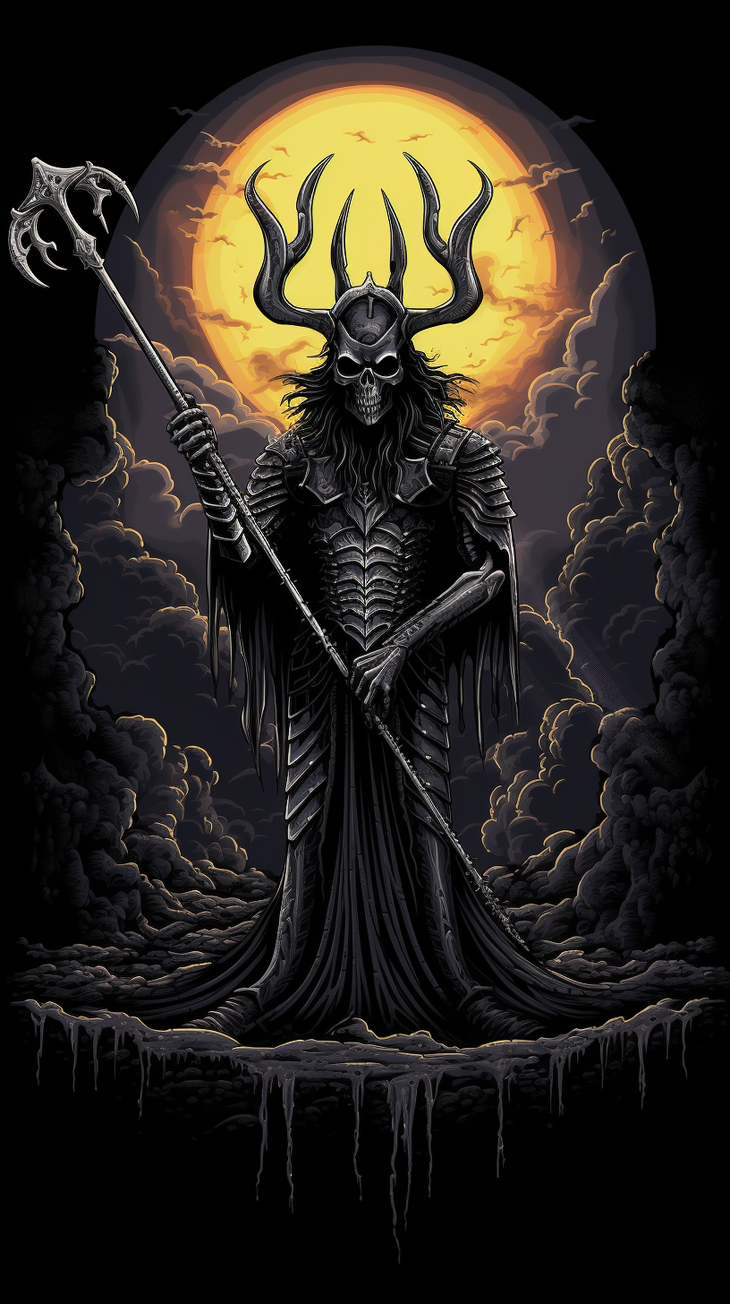 Evil Golf Black Metal Art