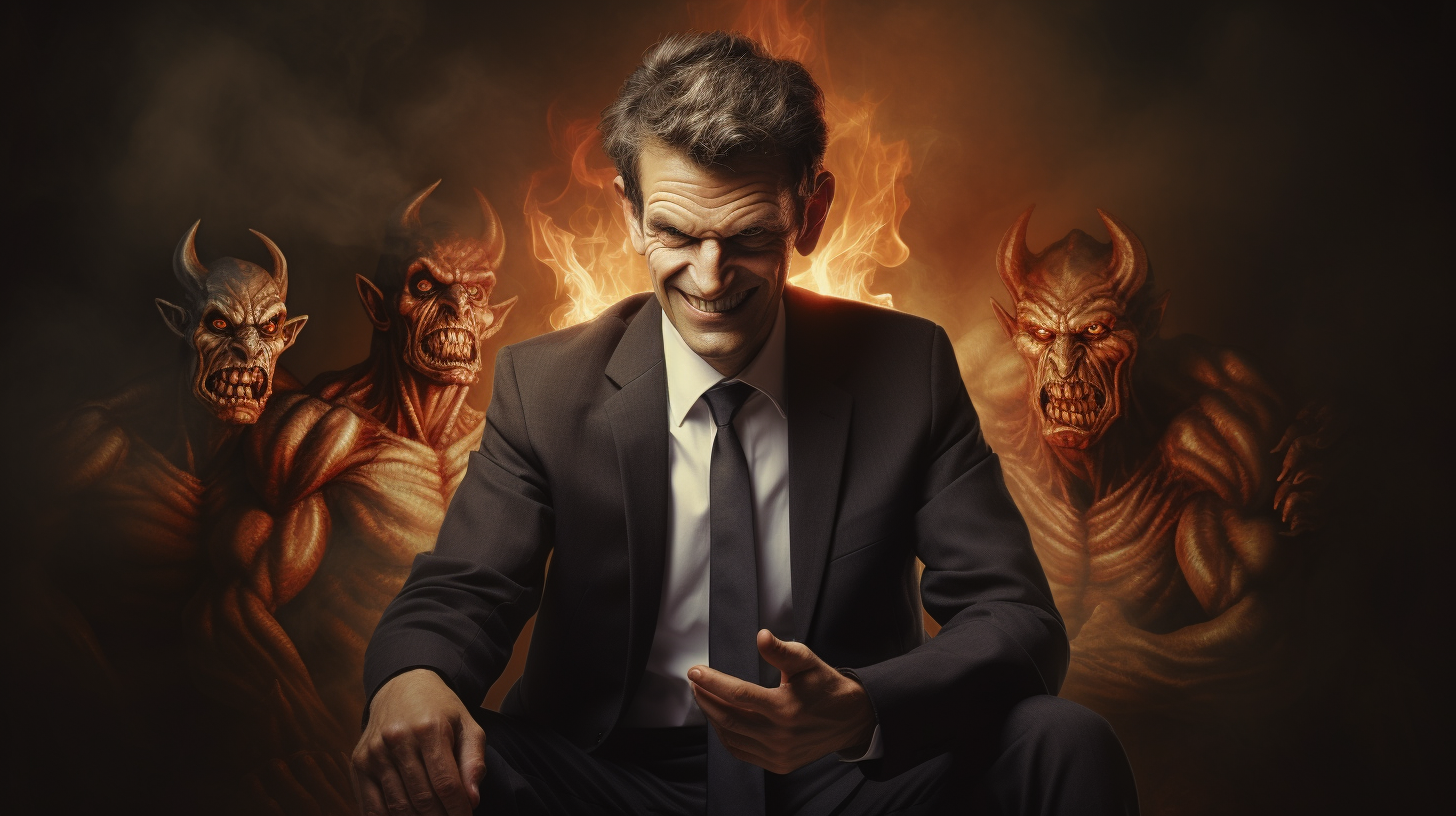 Image of Evil People in Photorealistic Style