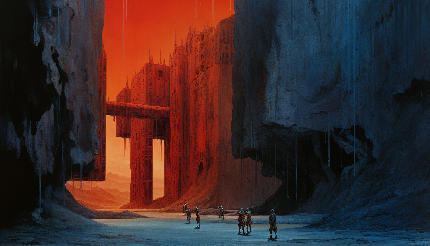 Facility by Jean Giraud and Zdzislaw Beksinski