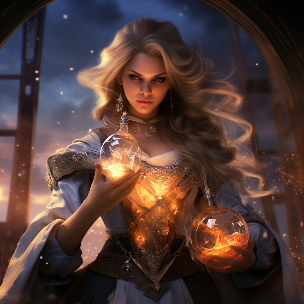 Fantasy Female Alchemist Image