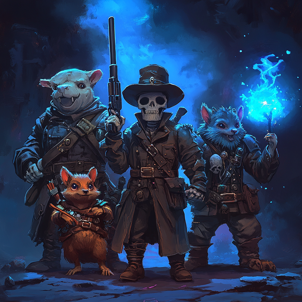 Fantasy Party with Unique Characters