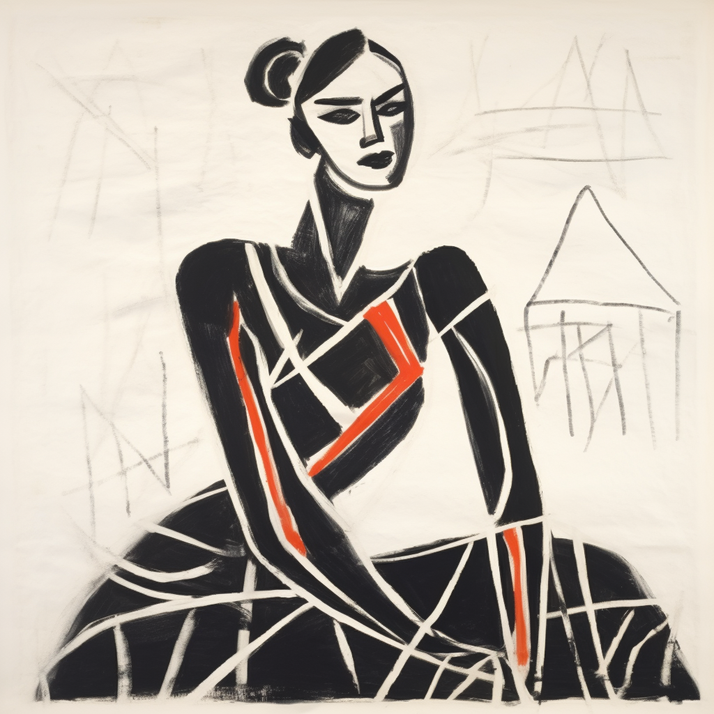 Matisse's Female Drawing in 1948