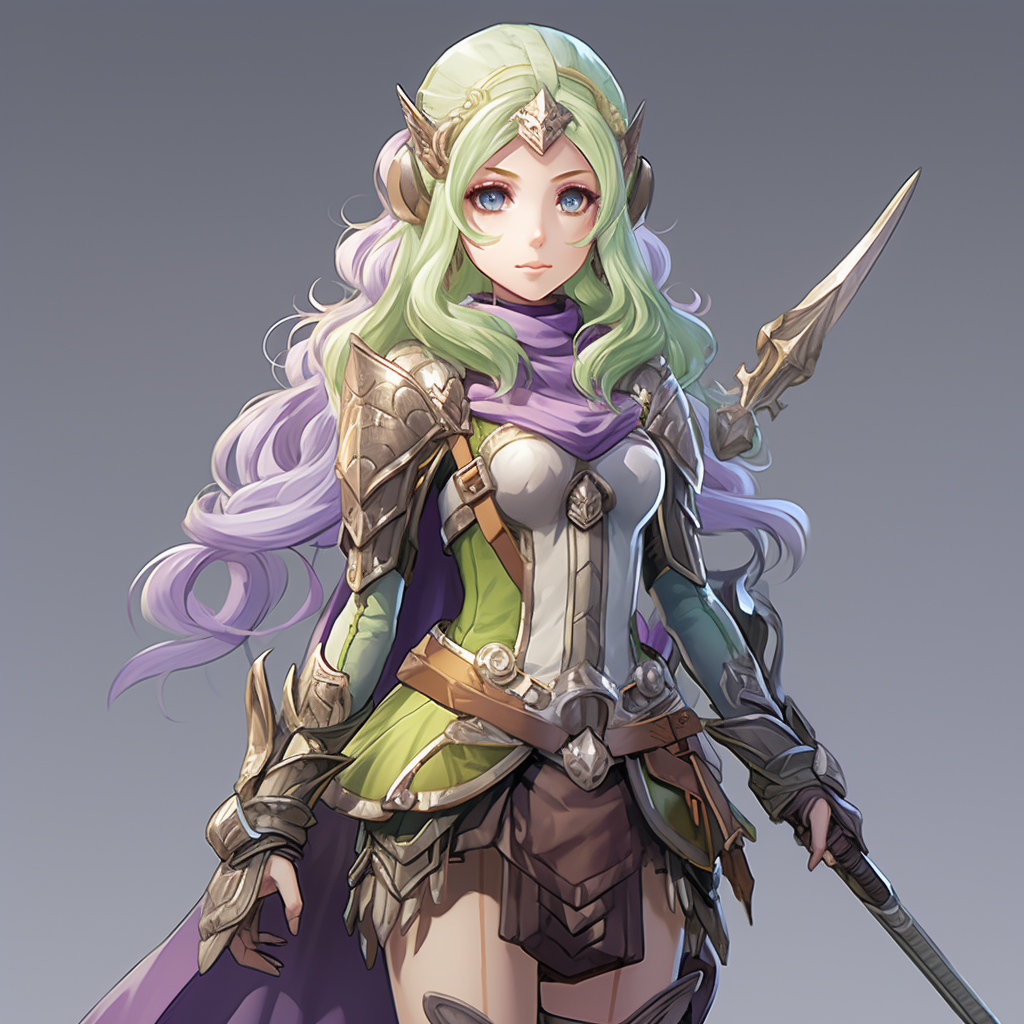 Female Elf Adventure Determination Avatar