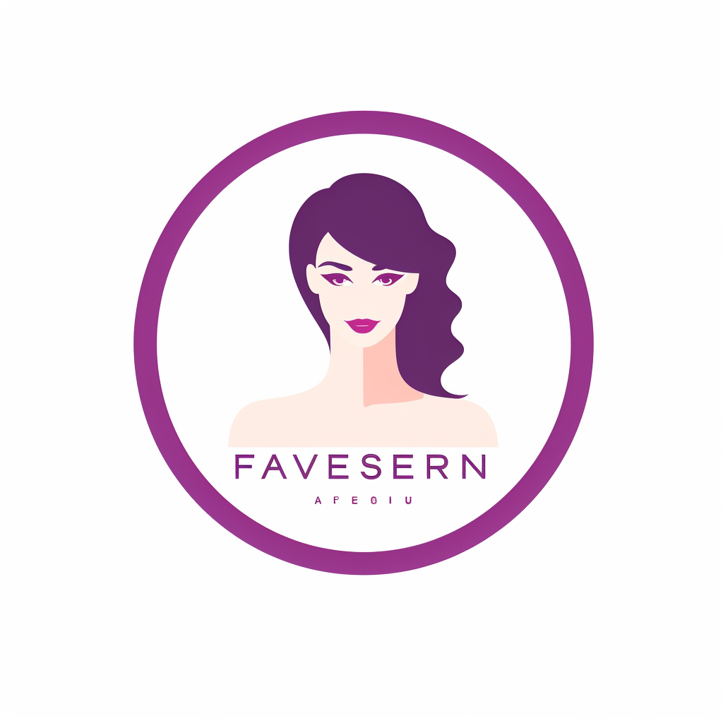 Female personal trainer logo vector