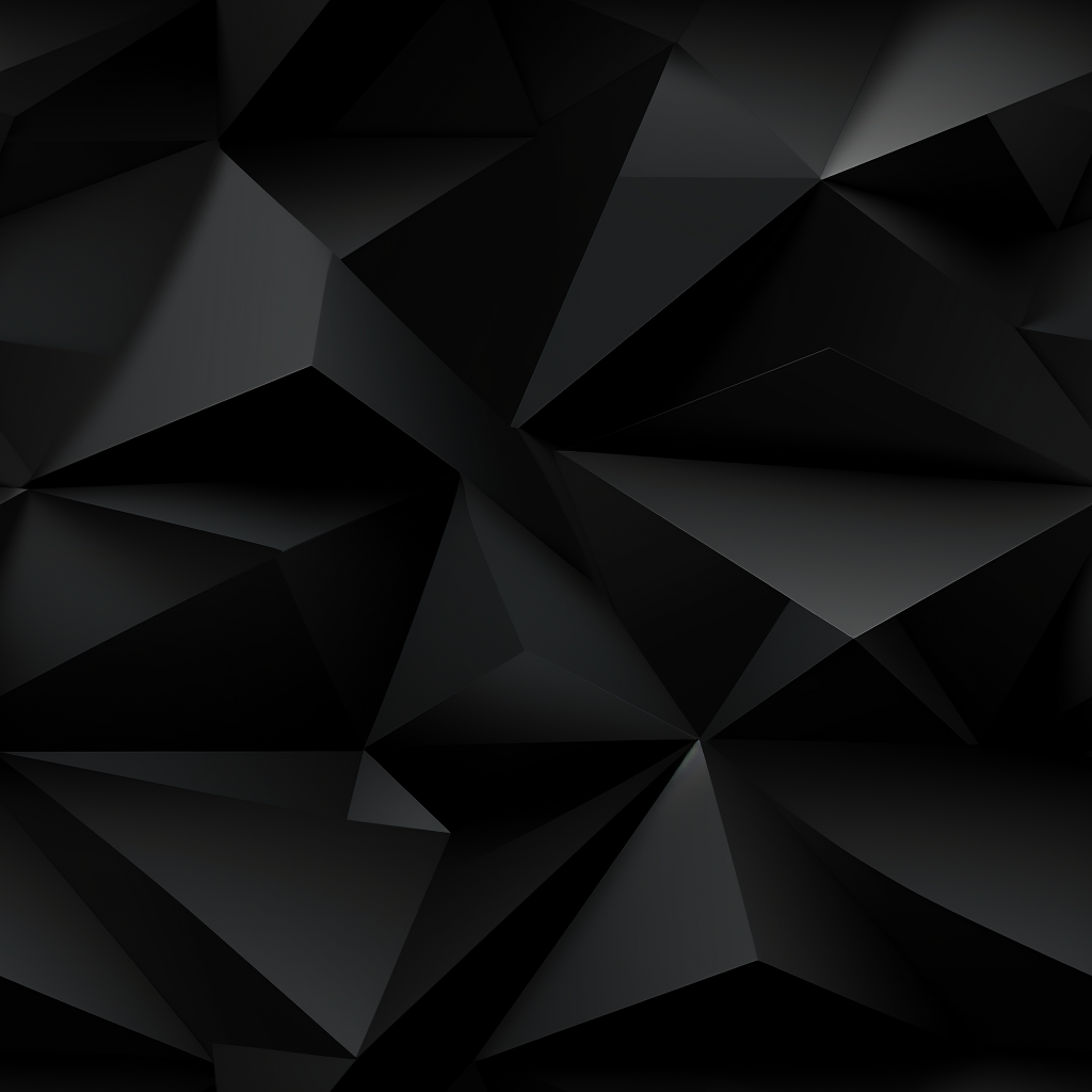 Black Poly Background without 3D Tile